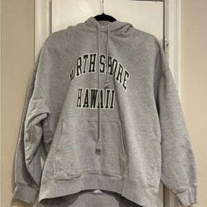 Brandy Melville/John Galt Grey North Shore Hawaii Hoodie